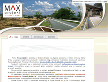 Tablet Screenshot of maxprojekt.pl